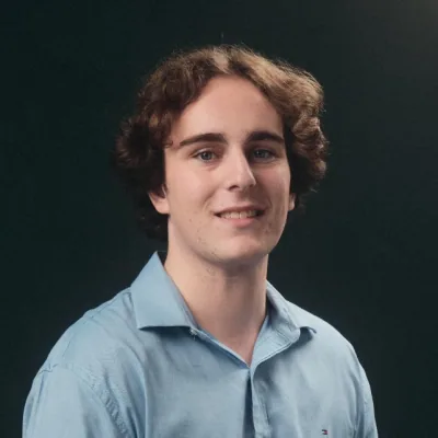 Aaron Erdstein, choral scholar at St James' Church from 2023 to 2024