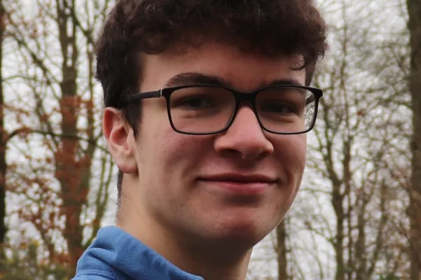 Harry Brookes-Owen, choral scholar at St James' Church from 2019 to 2020