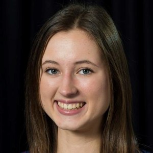 Lauren White, choral scholar at St James' Church from 2016 to 2017