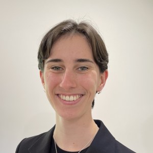 Lucy Blomfield, choral scholar at St James' Church from 2023 to 2024