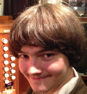 Titus Grenyer, organ scholar at St James' Church